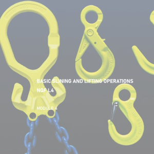 Module 4: Basic Slinging And Lifting Operations NQF L4 – SAQA 642605001